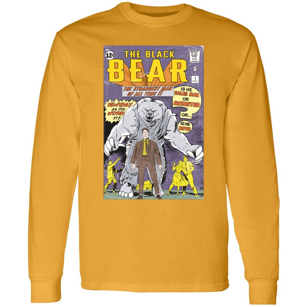 Long Sleeve T-Shirt - YAHG51XC - Gold - 9