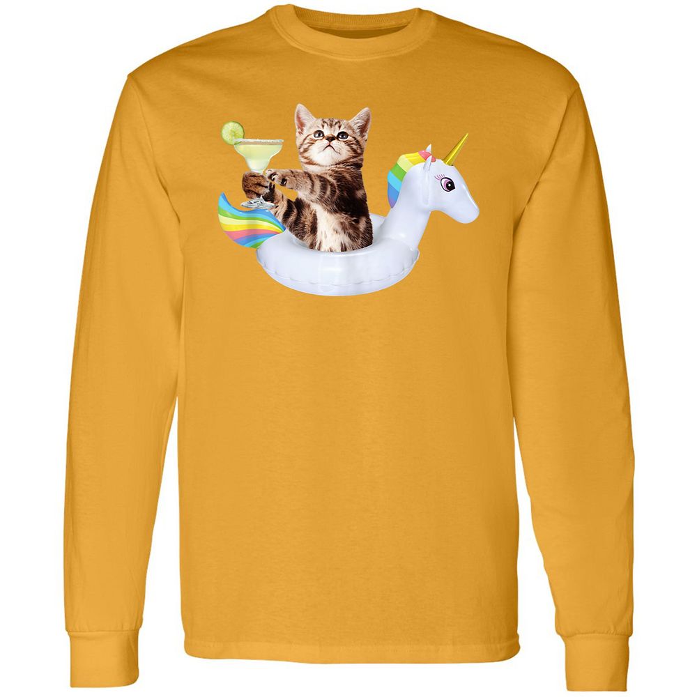 Long Sleeve T-Shirt - QZ64C16G - Gold - 9