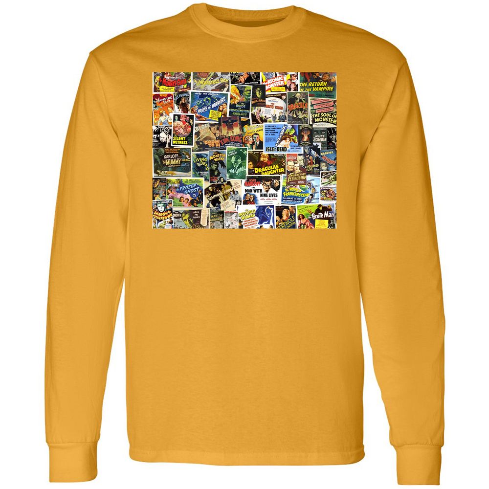 Long Sleeve T-Shirt - SE8HBWZC - Gold - 9