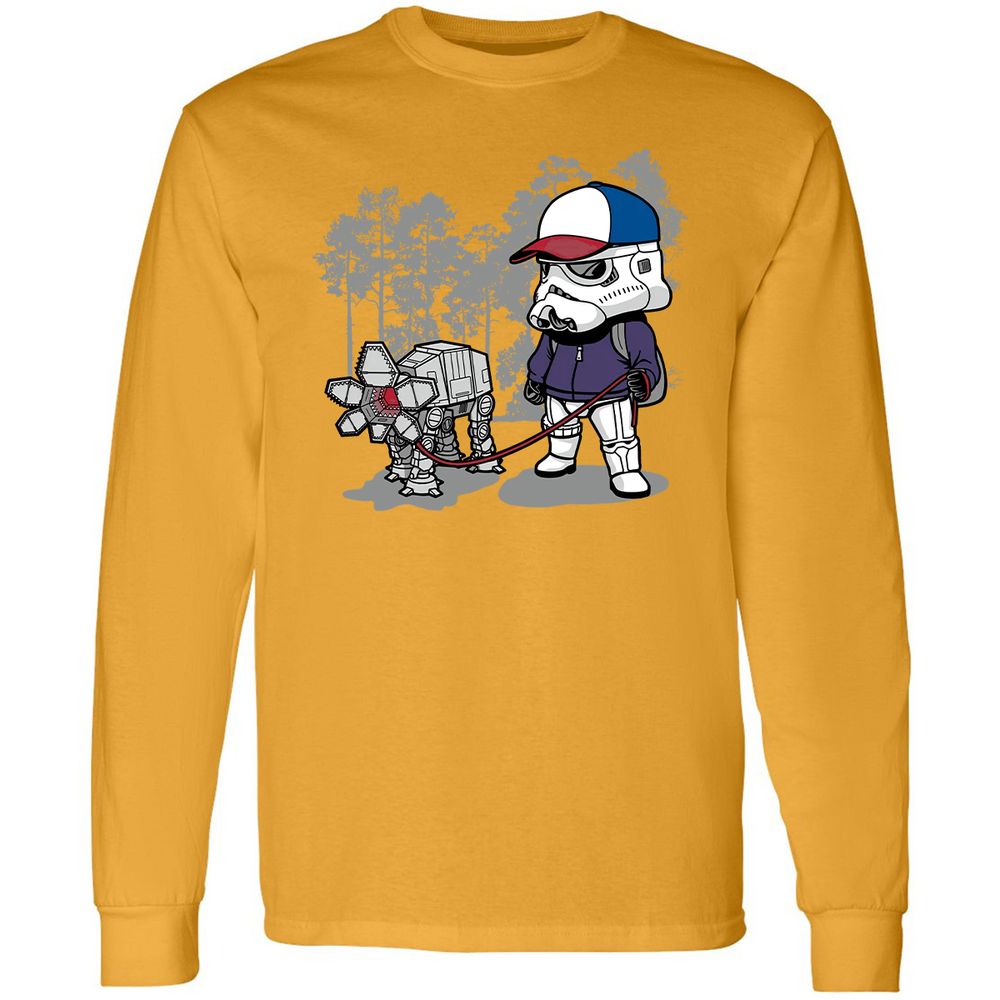 Long Sleeve T-Shirt - F193JLH8 - Gold - 9