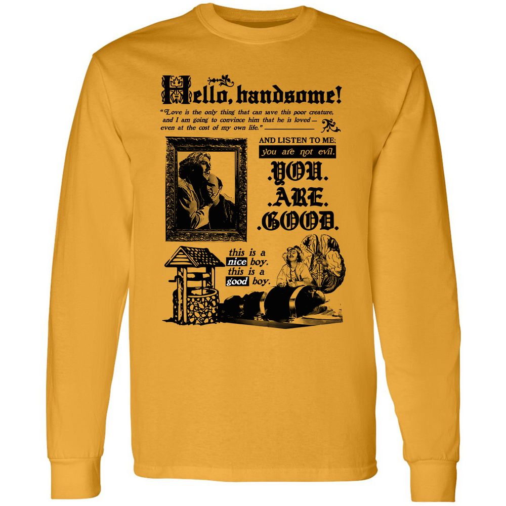 Long Sleeve T-Shirt - 9H6ZNKSG - Gold - 9