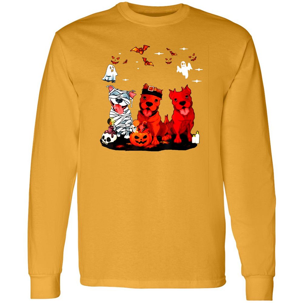 Long Sleeve T-Shirt - 6Y5MZUJM - Gold - 9