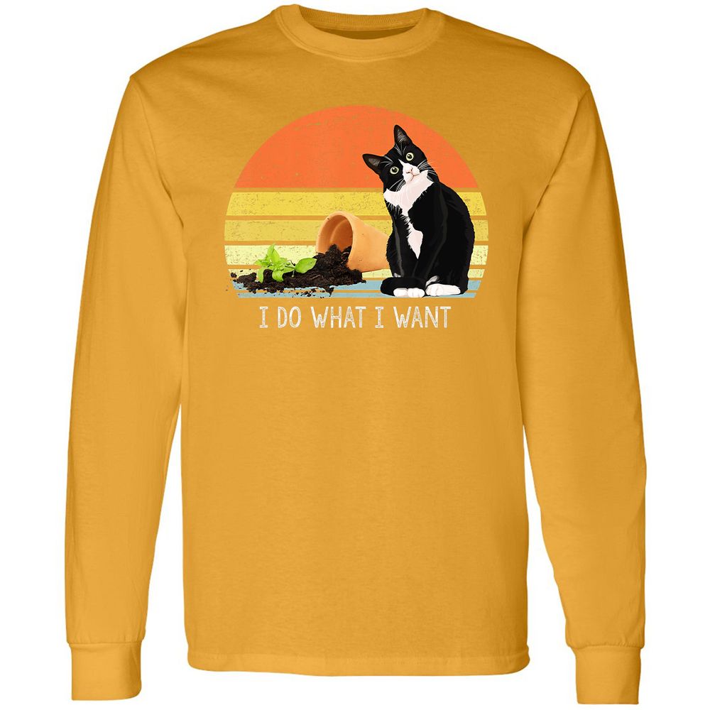 Long Sleeve T-Shirt - VTD9W1KA - Gold - 9