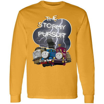 Long Sleeve T-Shirt - YUC9FEZK - Gold - 9