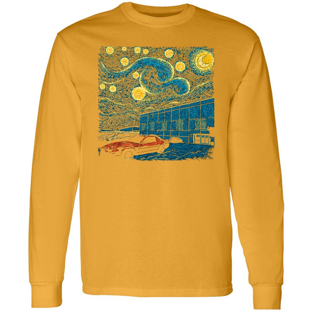 Long Sleeve T-Shirt - MYJ7J1DC - Gold - 9