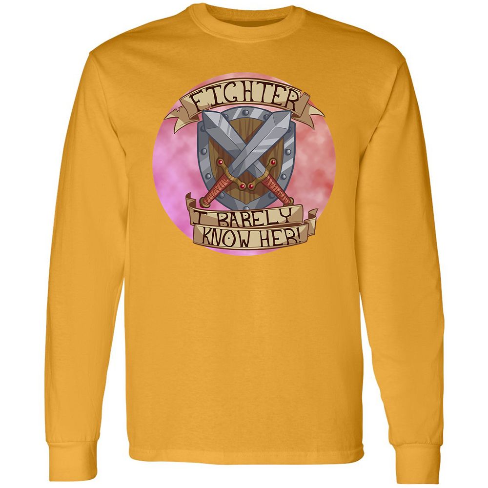 Long Sleeve T-Shirt - HF5ZFBT2 - Gold - 9