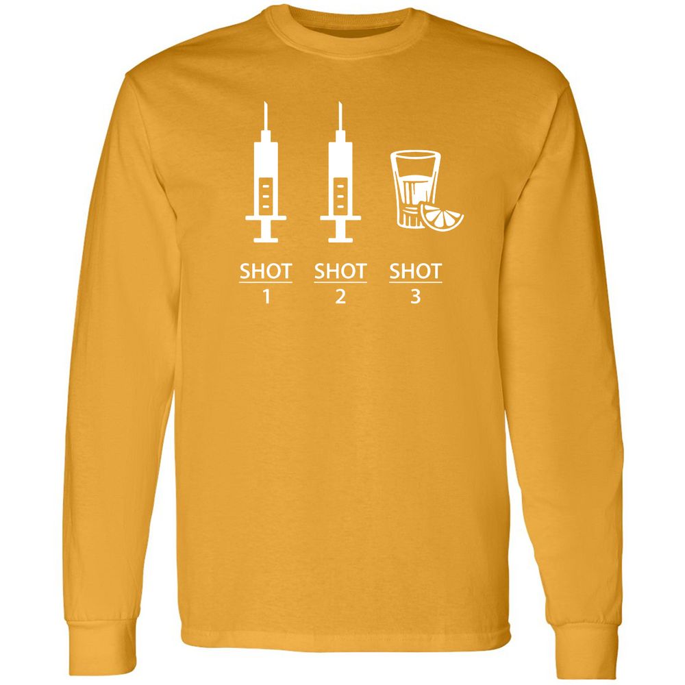 Long Sleeve T-Shirt - PCLKGBSJ - Gold - 9