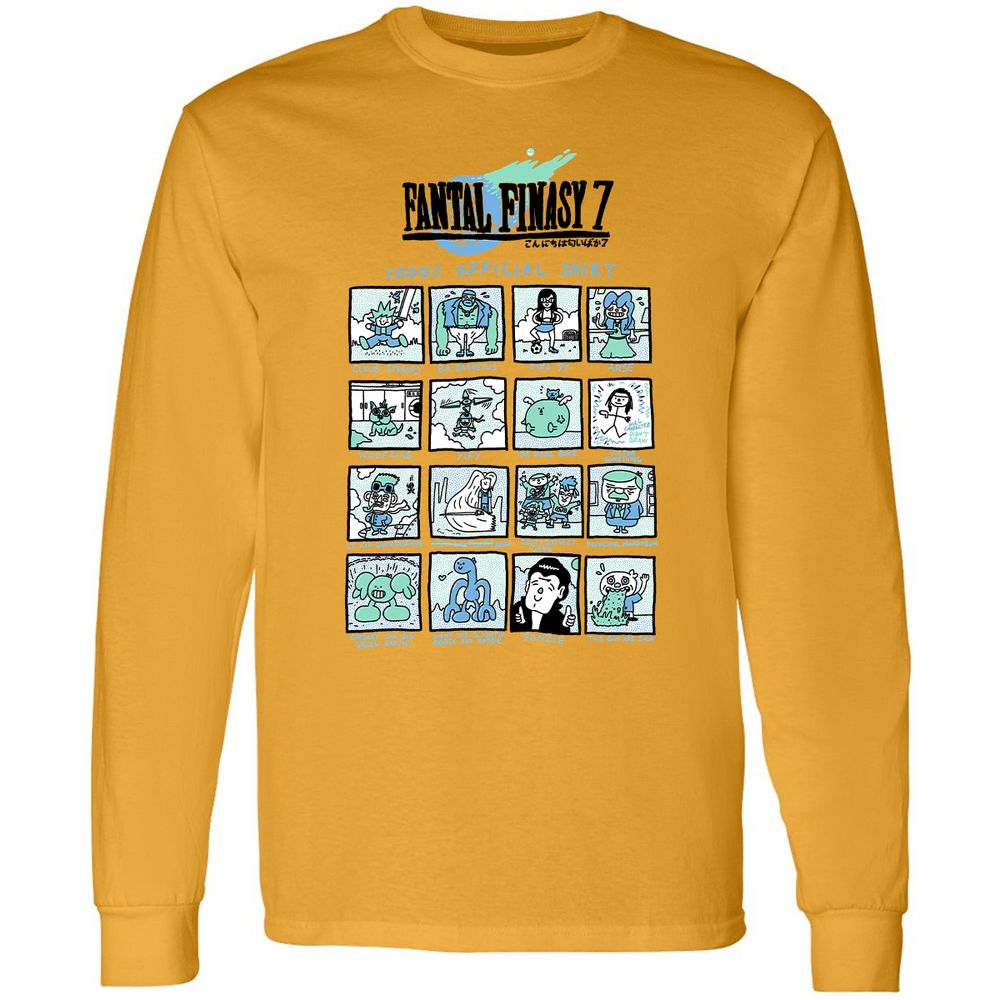 Long Sleeve T-Shirt - PEMHH2B4 - Gold - 9