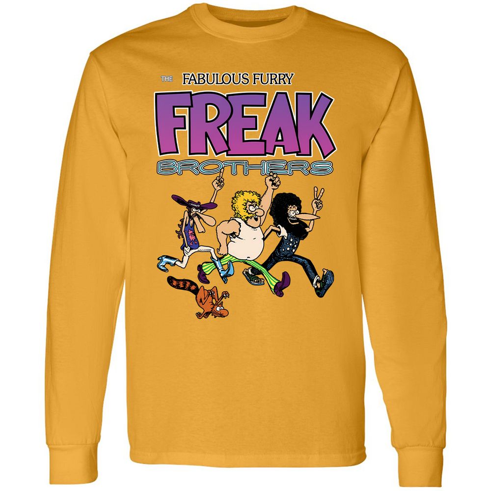 Long Sleeve T-Shirt - CS8YEQKJ - Gold - 9