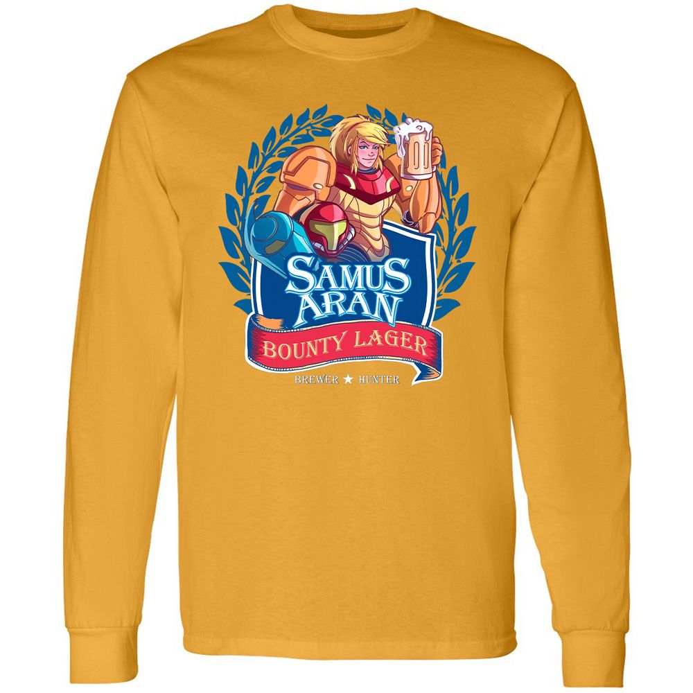 Long Sleeve T-Shirt - TS1RFXMP - Gold - 9