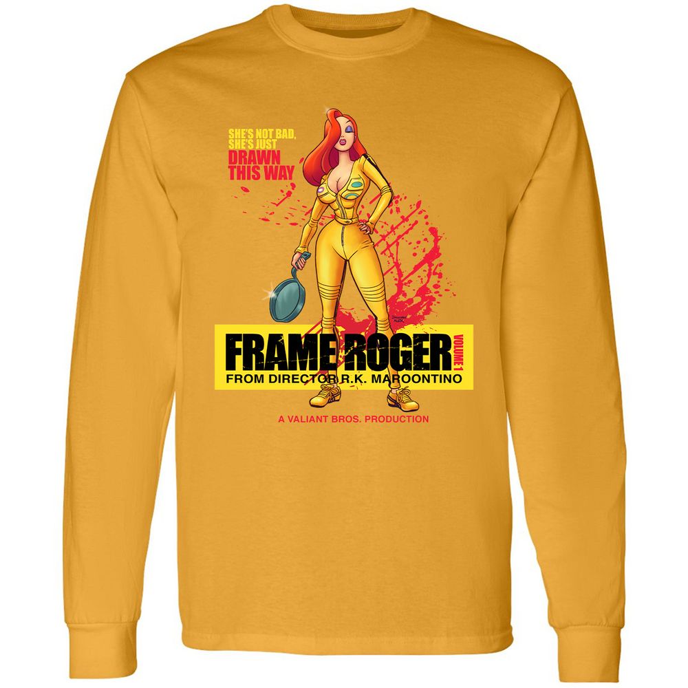 Long Sleeve T-Shirt - RKTTE5CY - Gold - 9