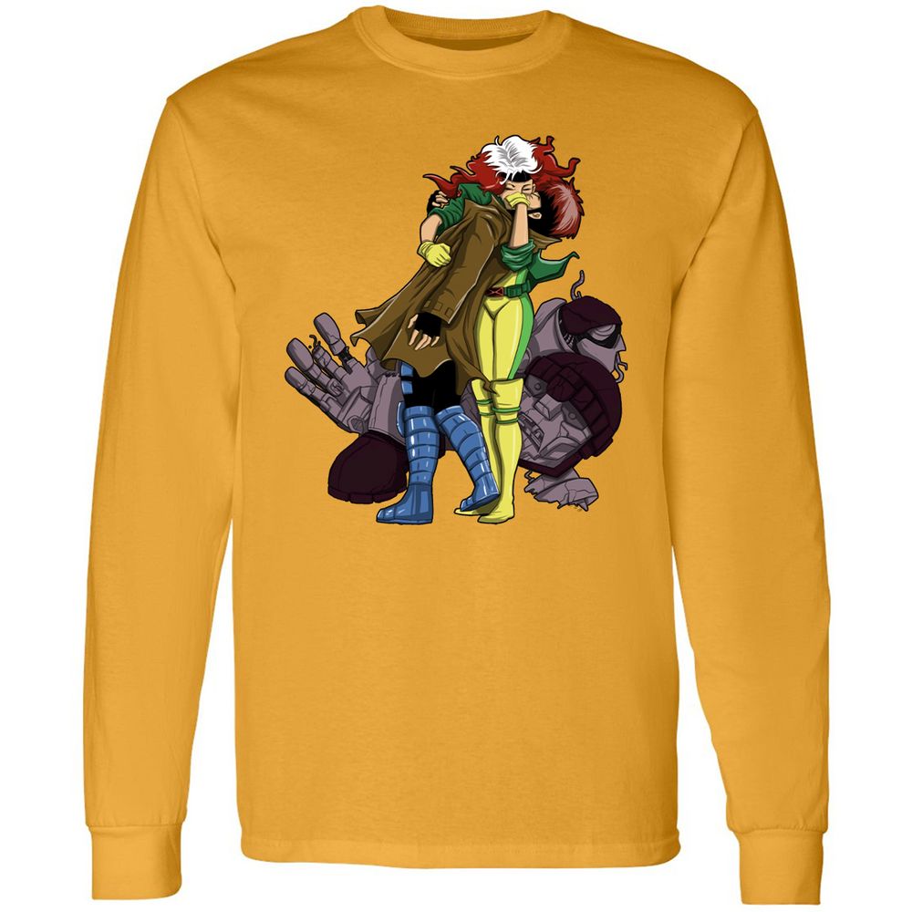 Long Sleeve T-Shirt - 9S96WZNQ - Gold - 9