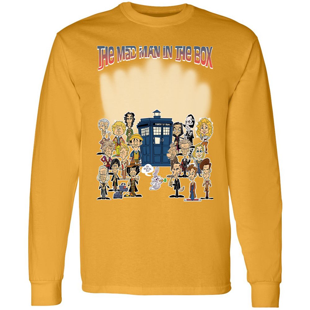 Long Sleeve T-Shirt - KCG77V7U - Gold - 9