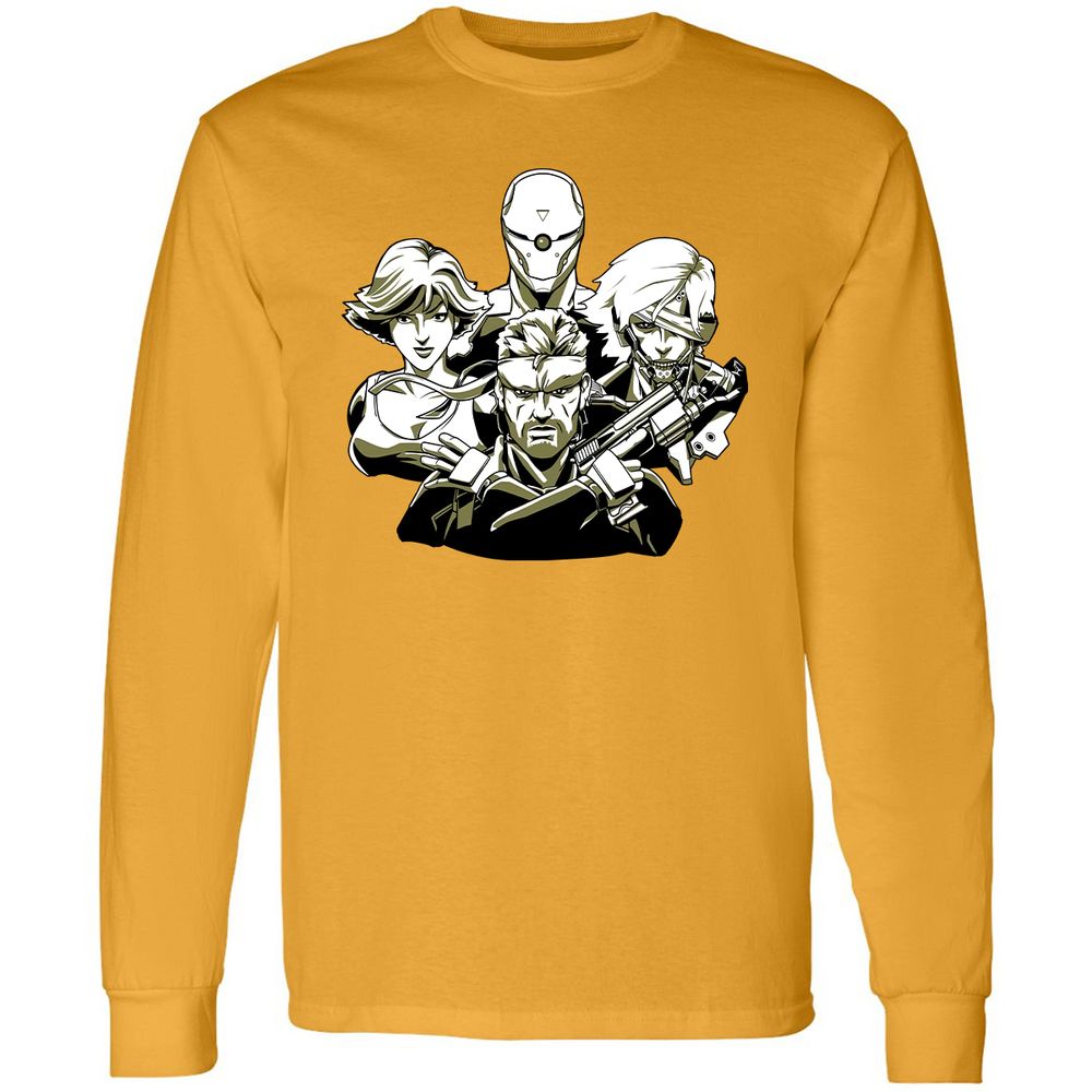 Long Sleeve T-Shirt - GJ8EC445 - Gold - 9