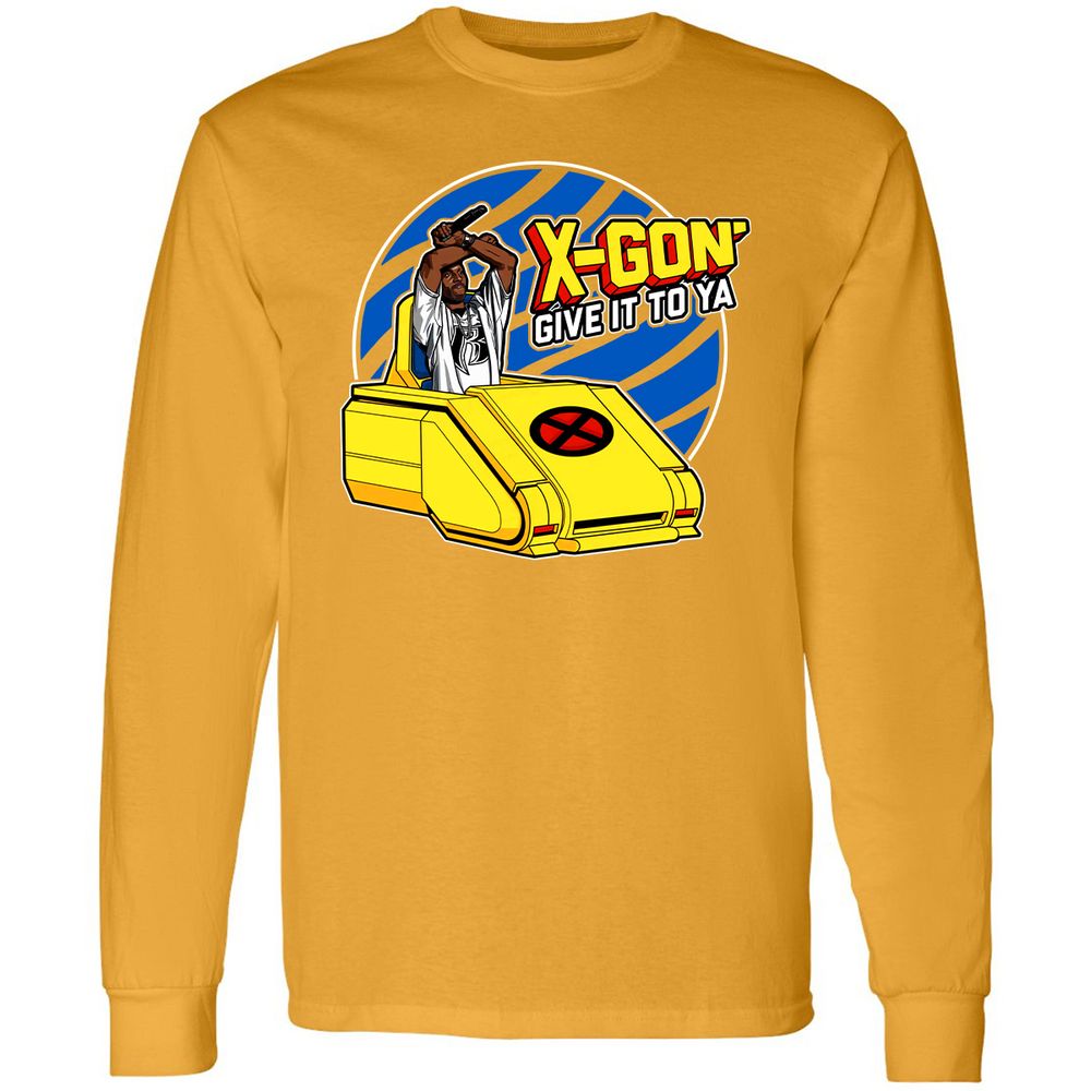 Long Sleeve T-Shirt - 6FUELULW - Gold - 9