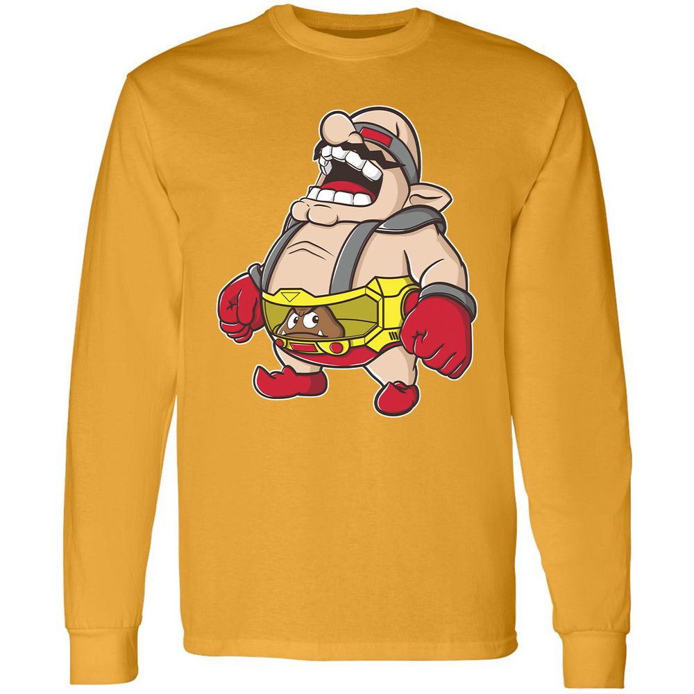 Long Sleeve T-Shirt - YCKXBW4A - Gold - 9