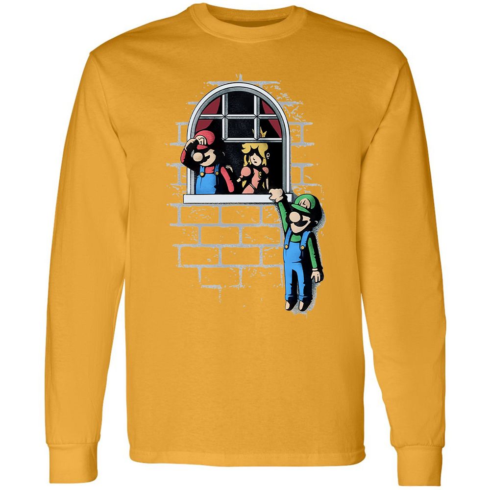 Long Sleeve T-Shirt - V5WH1QD8 - Gold - 9