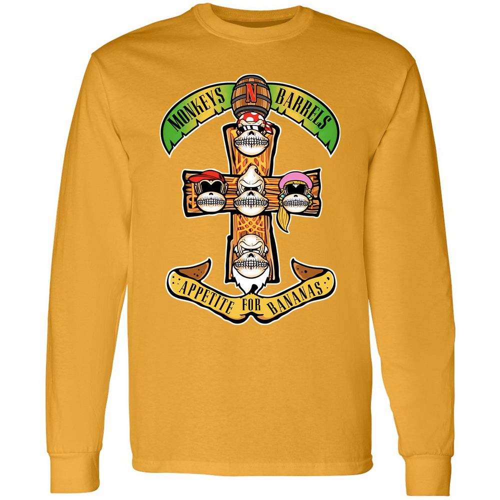 Long Sleeve T-Shirt - LTR859GH - Gold - 9