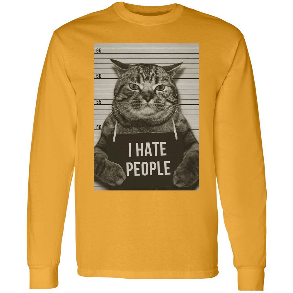 Long Sleeve T-Shirt - Q4W4UPQ8 - Gold - 9