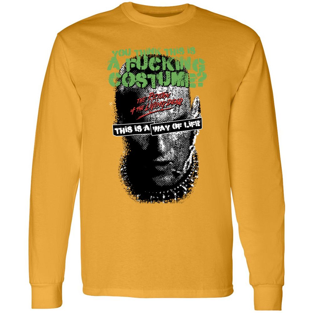 Long Sleeve T-Shirt - HNT5DLNT - Gold - 9