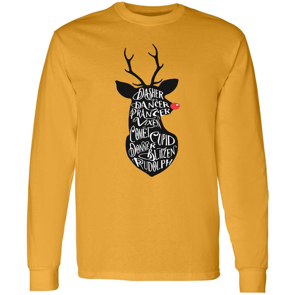 Long Sleeve T-Shirt - 48WQH1PK - Gold - 9