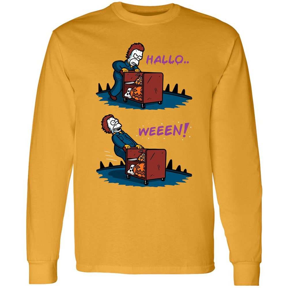 Long Sleeve T-Shirt - F7MVULQP - Gold - 9