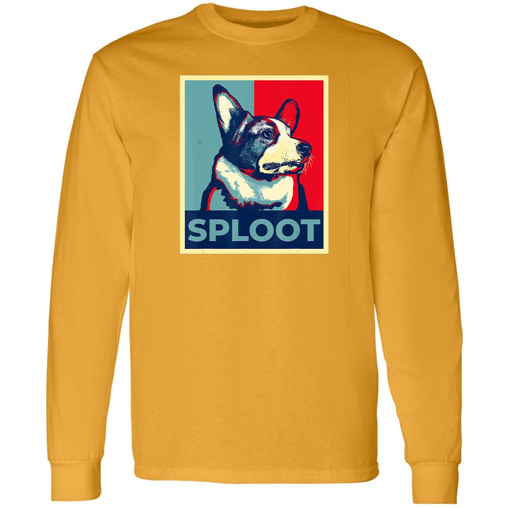 Long Sleeve T-Shirt - 3W5SMR7N - Gold - 9