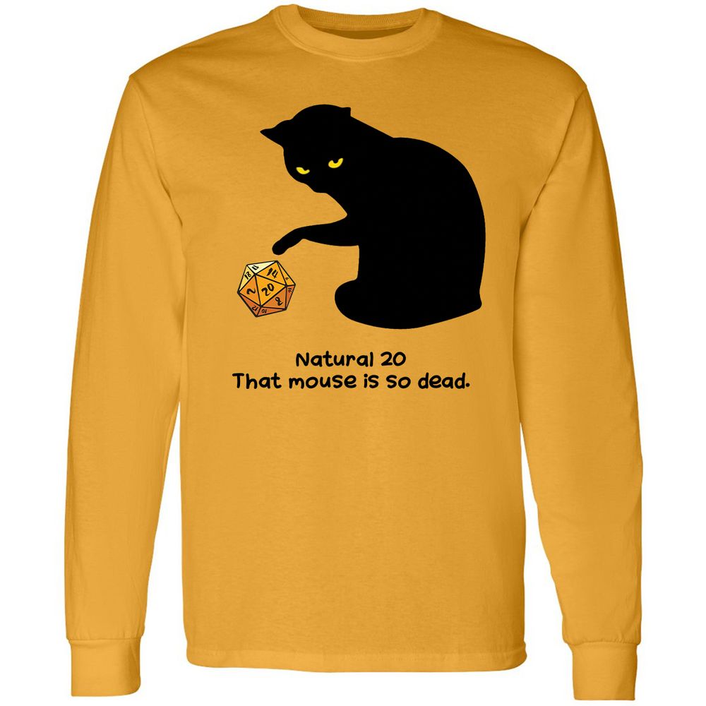 Long Sleeve T-Shirt - CWJ9T3WZ - Gold - 9