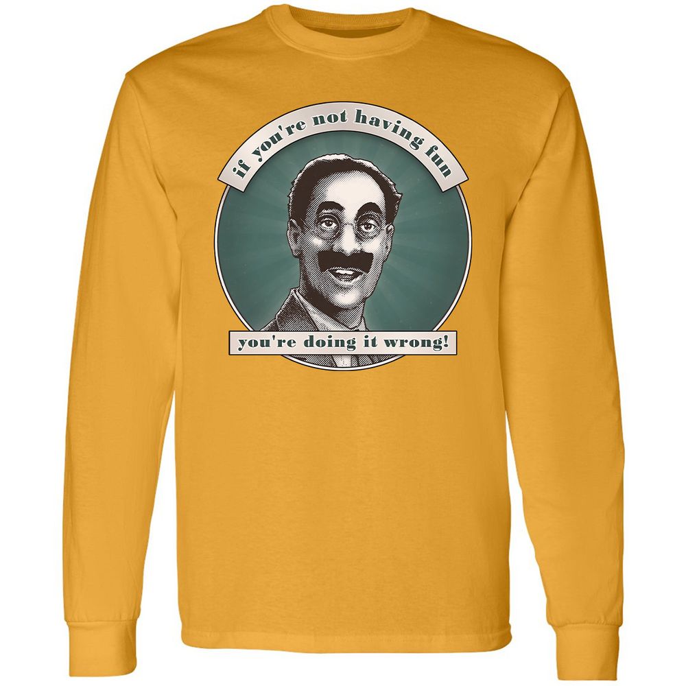 Long Sleeve T-Shirt - 71YCA7SH - Gold - 9