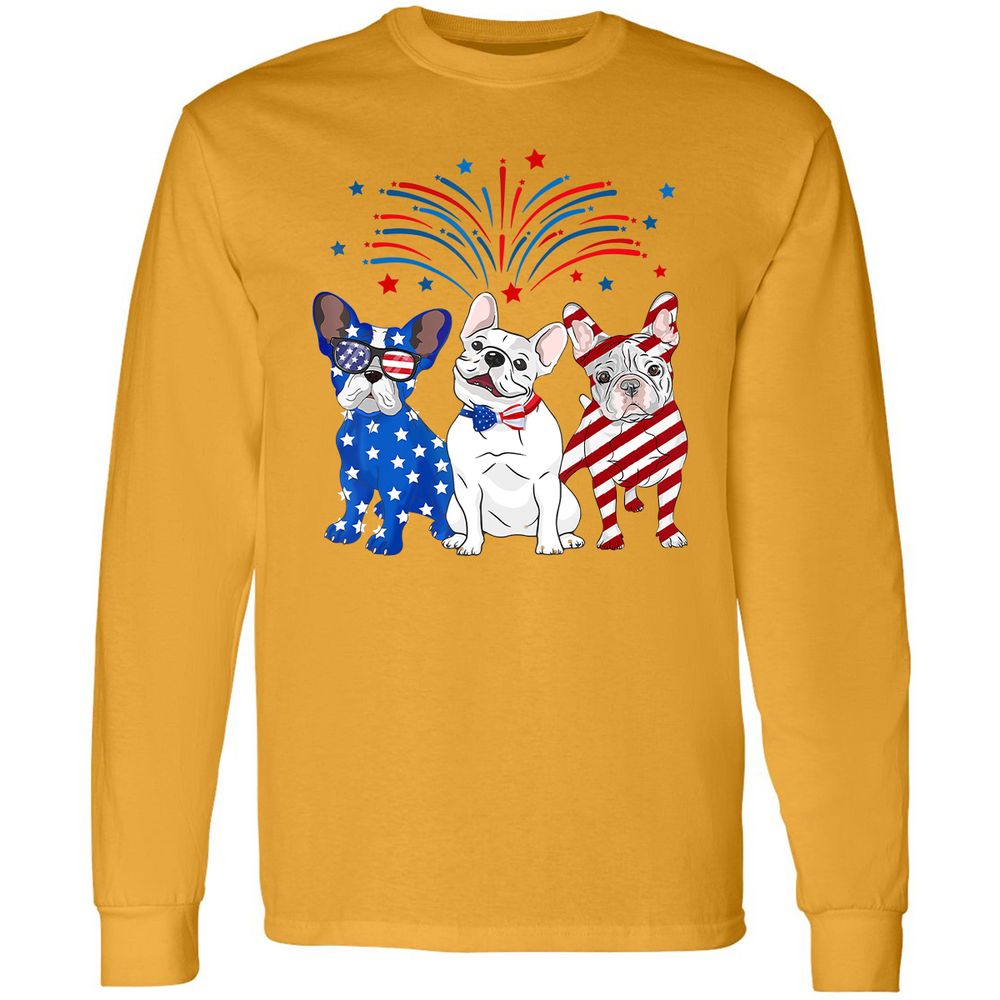 Long Sleeve T-Shirt - E1NH9ZYW - Gold - 9