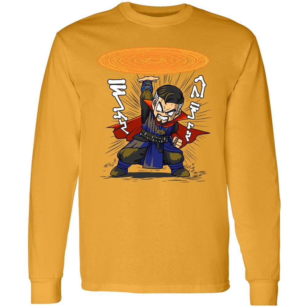 Long Sleeve T-Shirt - 8ZRGFFKC - Gold - 9