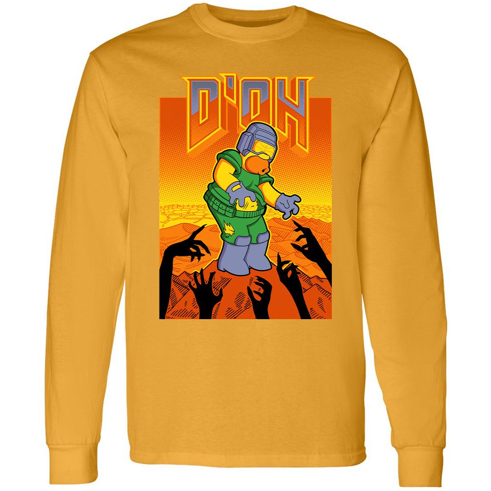 Long Sleeve T-Shirt - 73S42KVU - Gold - 9