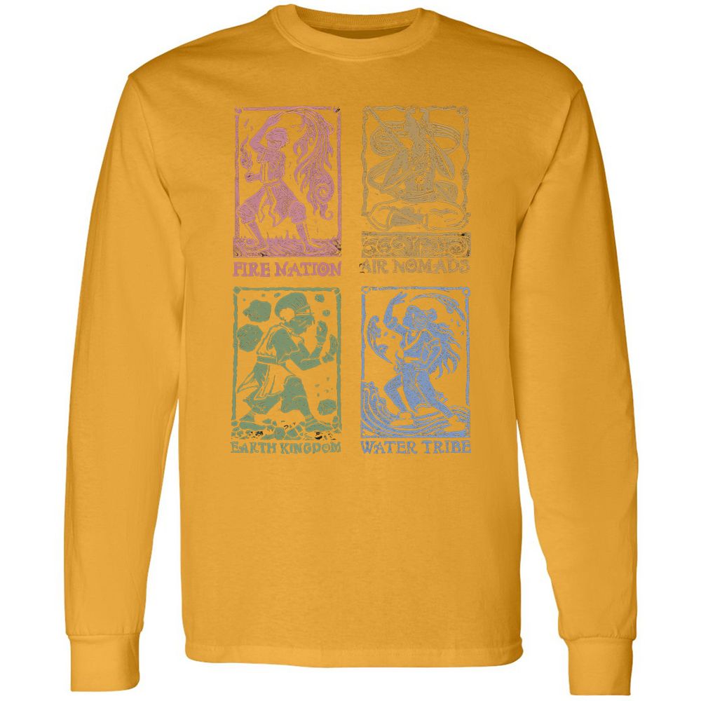 Long Sleeve T-Shirt - C1BBY1W1 - Gold - 9