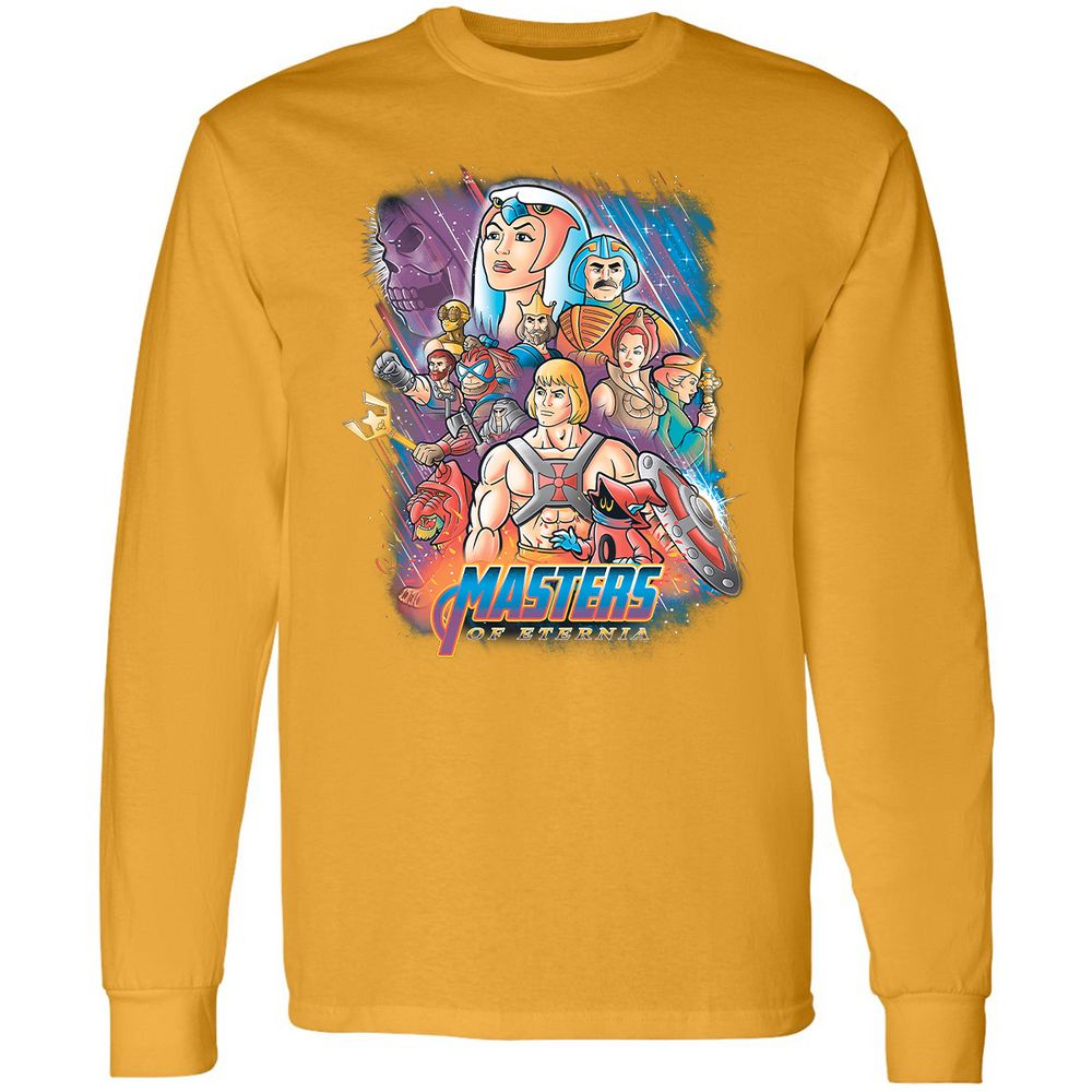 Long Sleeve T-Shirt - 4YBNUX9K - Gold - 9