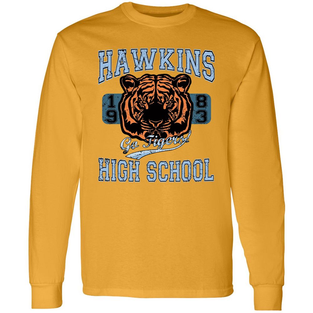 Long Sleeve T-Shirt - 51CY5ZMR - Gold - 9