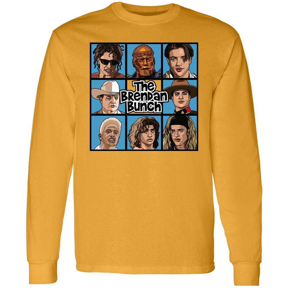 Long Sleeve T-Shirt - M3KZMVQQ - Gold - 9