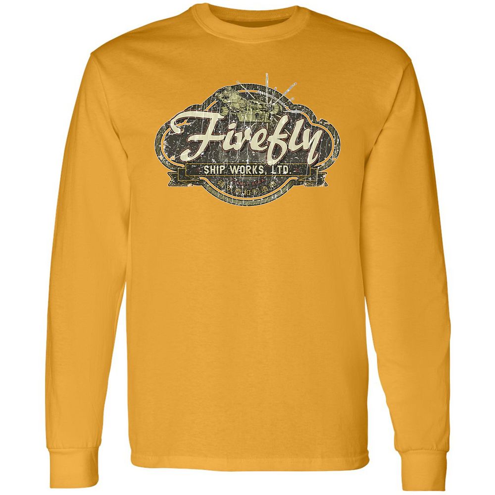 Long Sleeve T-Shirt - VFHEMRF8 - Gold - 9