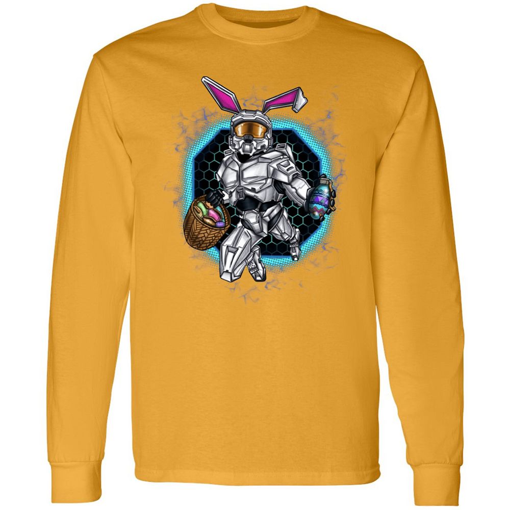 Long Sleeve T-Shirt - B9MQ9CQZ - Gold - 9