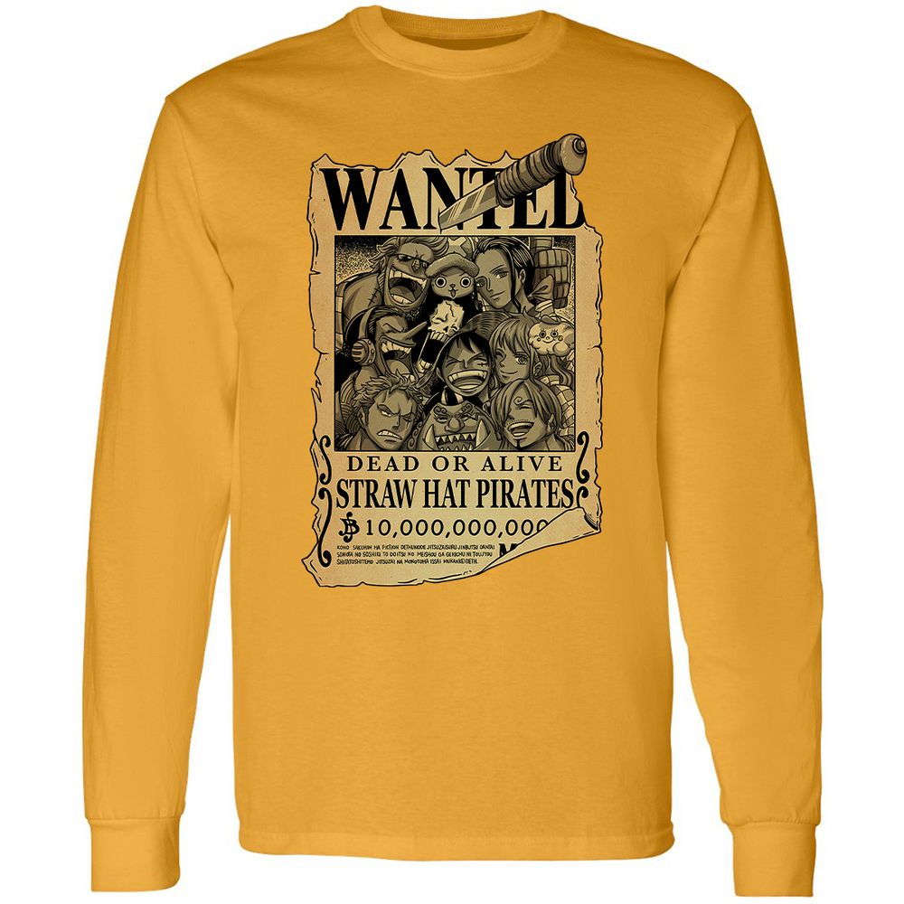 Long Sleeve T-Shirt - WJS3NWWL - Gold - 9