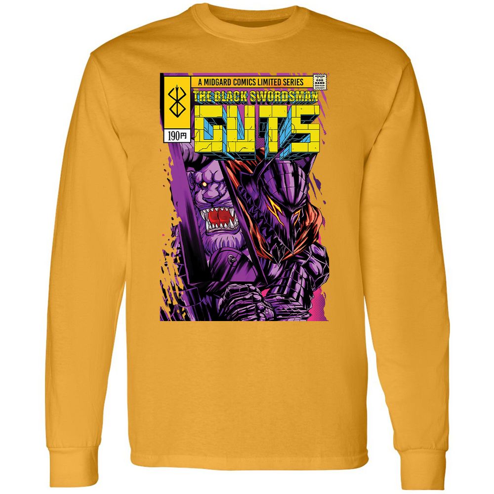 Long Sleeve T-Shirt - Y1GHFHZ2 - Gold - 9