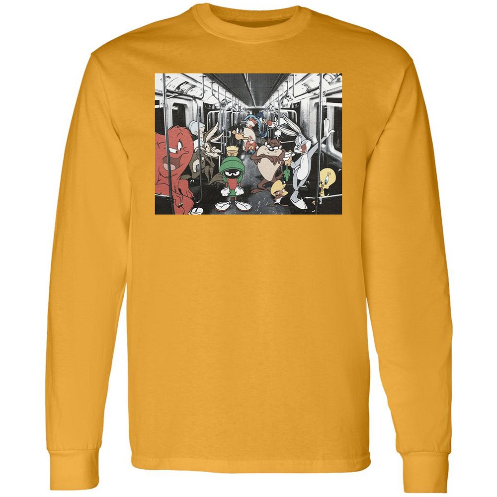Long Sleeve T-Shirt - 435VERFD - Gold - 9