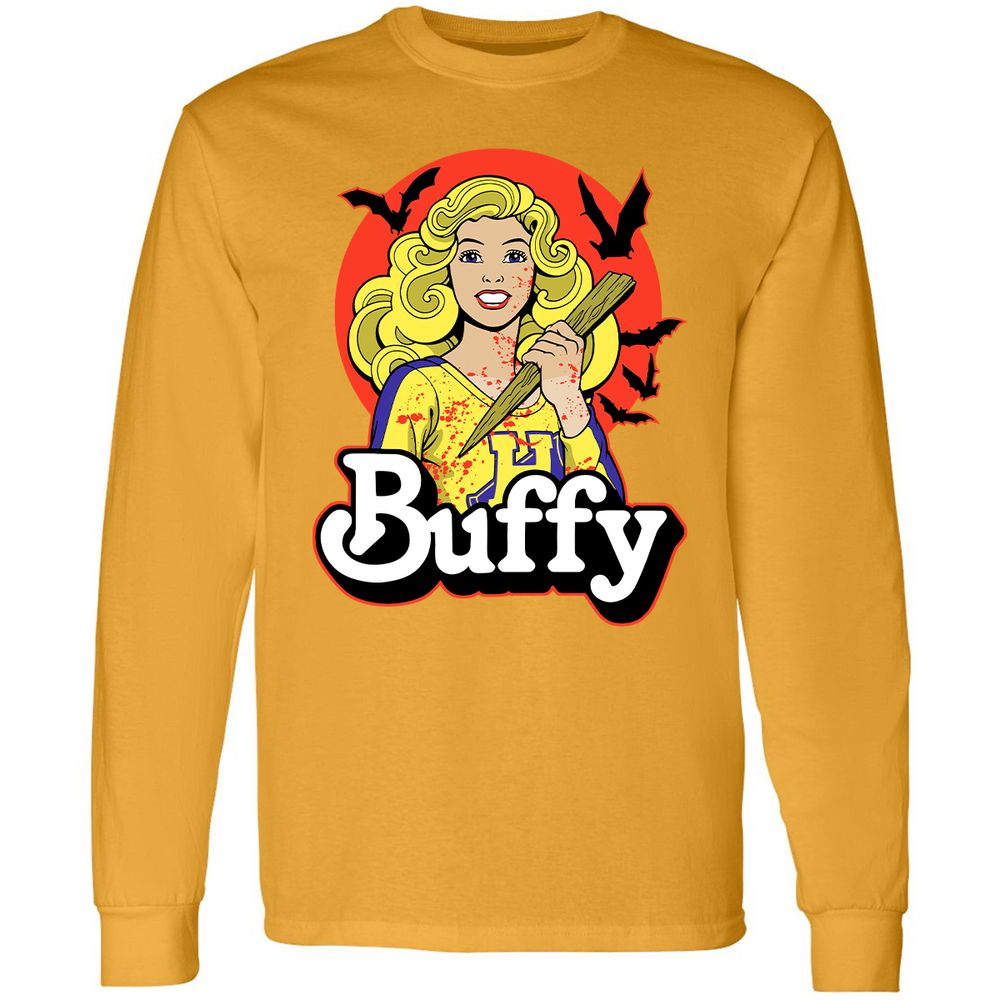 Long Sleeve T-Shirt - 9HU9FTLQ - Gold - 9