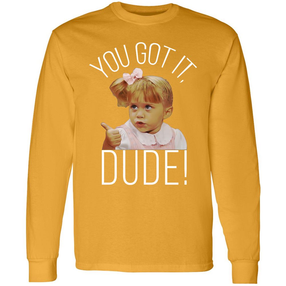 Long Sleeve T-Shirt - SGBY6AL7 - Gold - 9