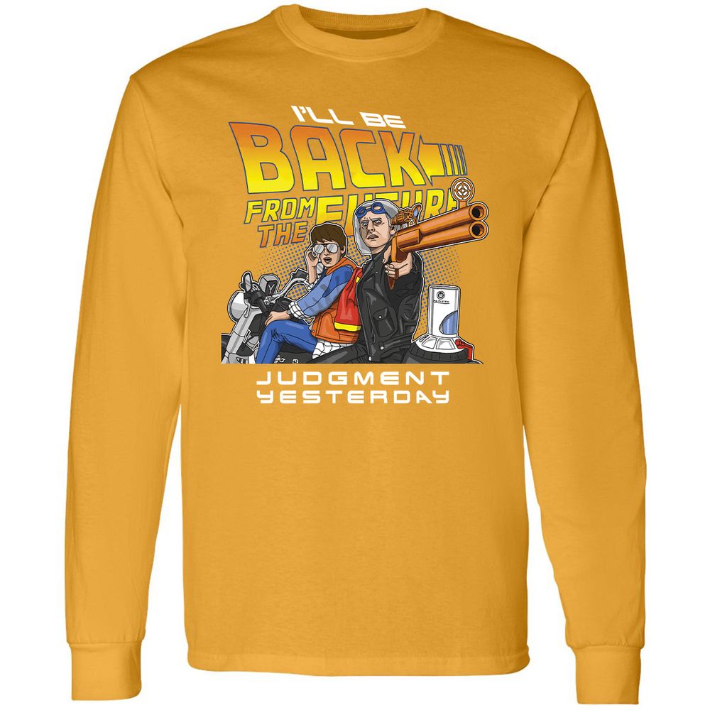 Long Sleeve T-Shirt - NVUNDQ2F - Gold - 9