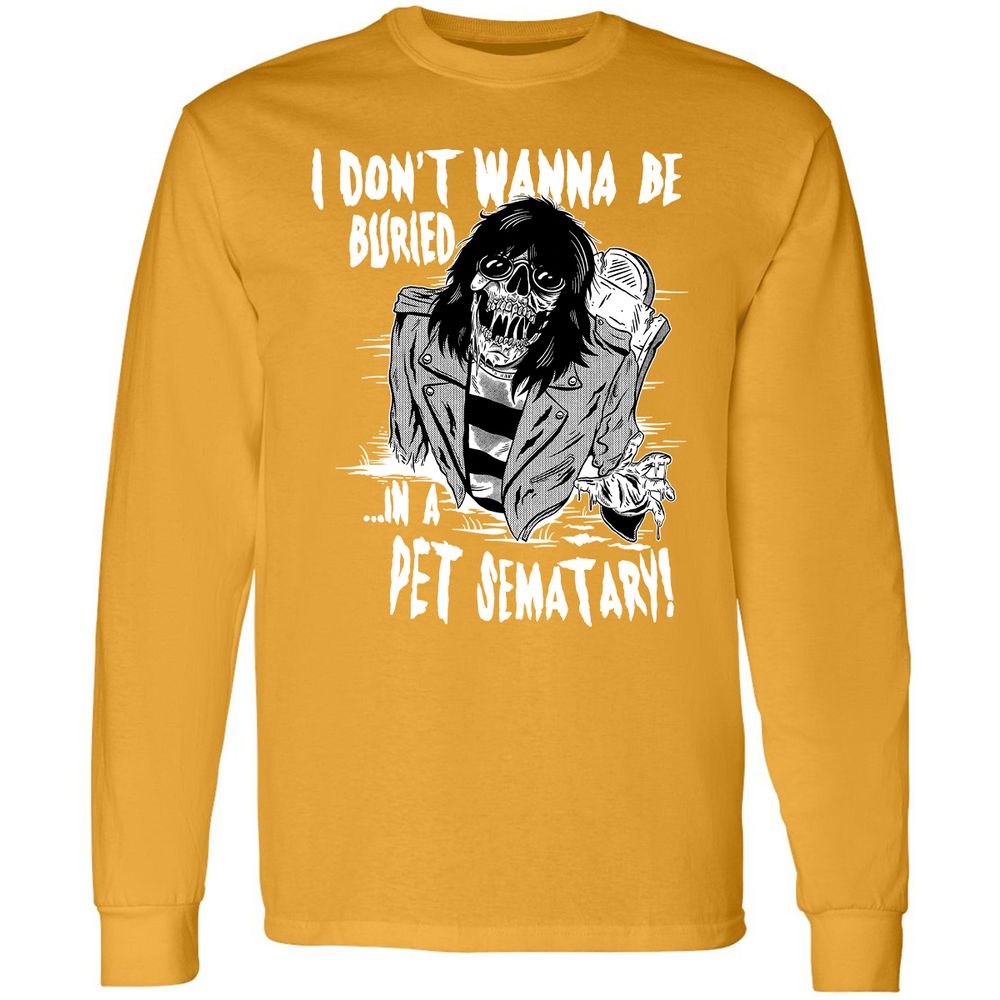 Long Sleeve T-Shirt - XJ6X8D3Z - Gold - 9