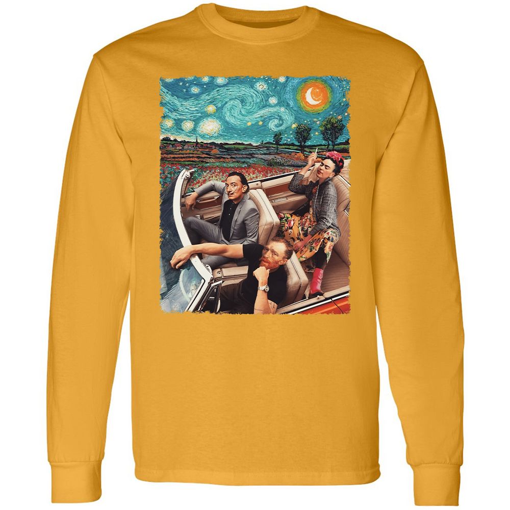 Long Sleeve T-Shirt - XDGHN79N - Gold - 9