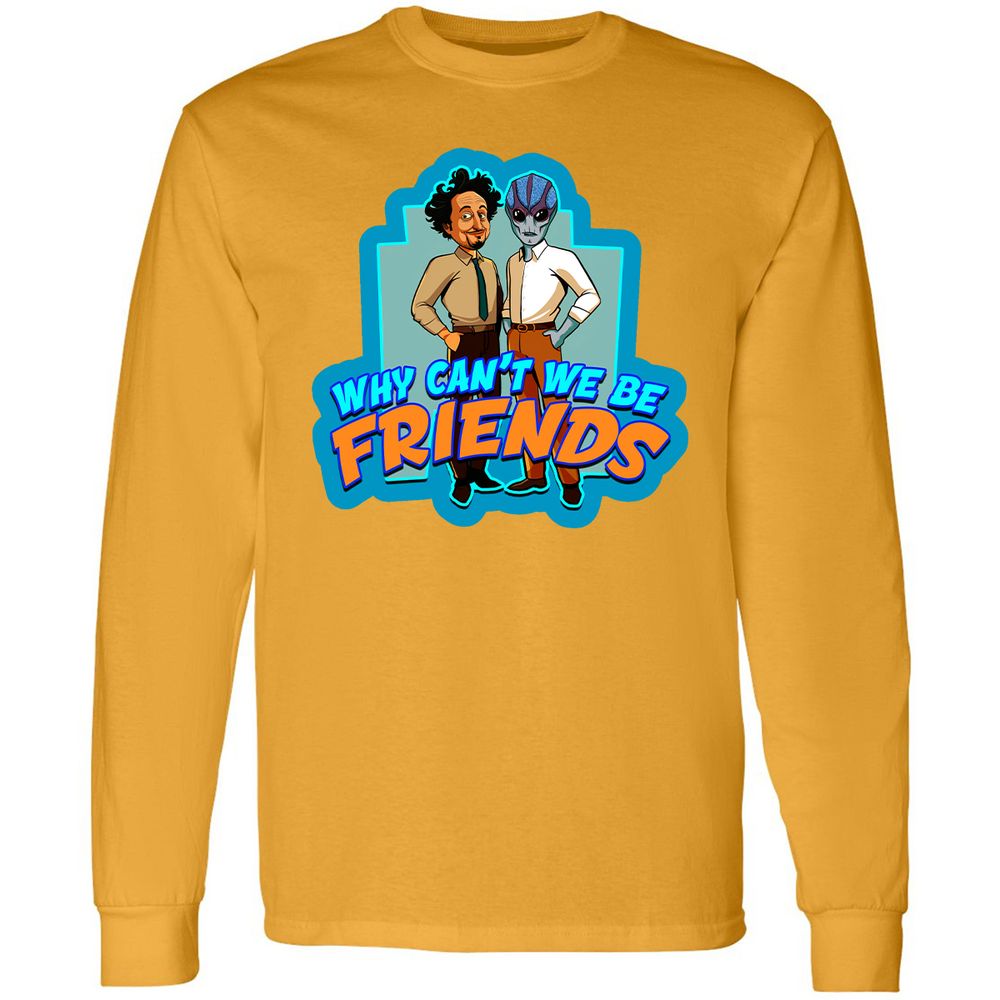 Long Sleeve T-Shirt - QBS8WBFS - Gold - 9