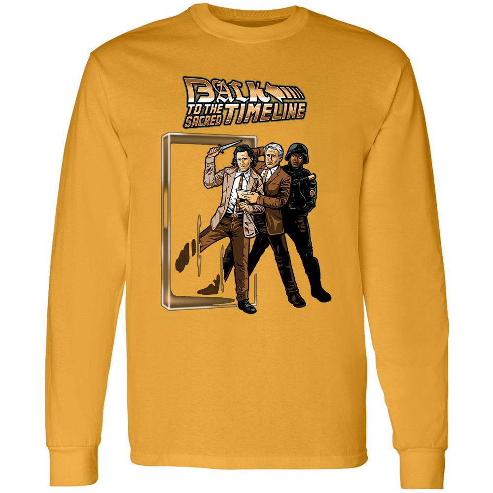 Long Sleeve T-Shirt - QYB63UNR - Gold - 9