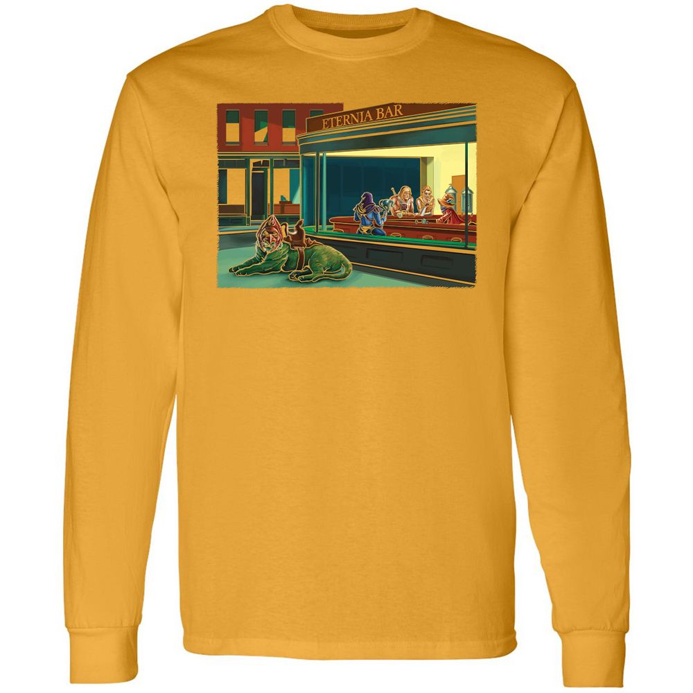 Long Sleeve T-Shirt - VPTVQN7L - Gold - 9