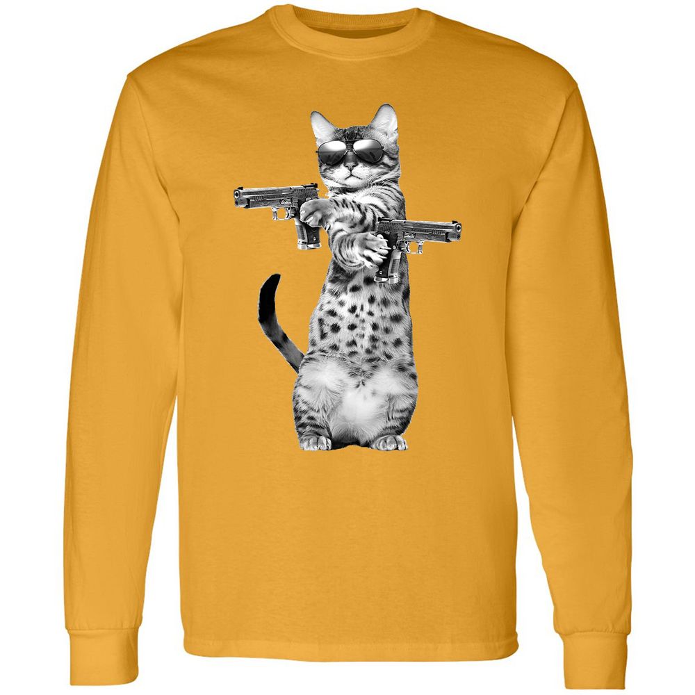 Long Sleeve T-Shirt - B5C38VUT - Gold - 9